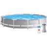 Каркасный бассейн INTEX Prism Frame 26712, 366×76 см, с фильтр-насосом